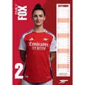 ARSENAL FC DAMES 2025 A3 KALENDER