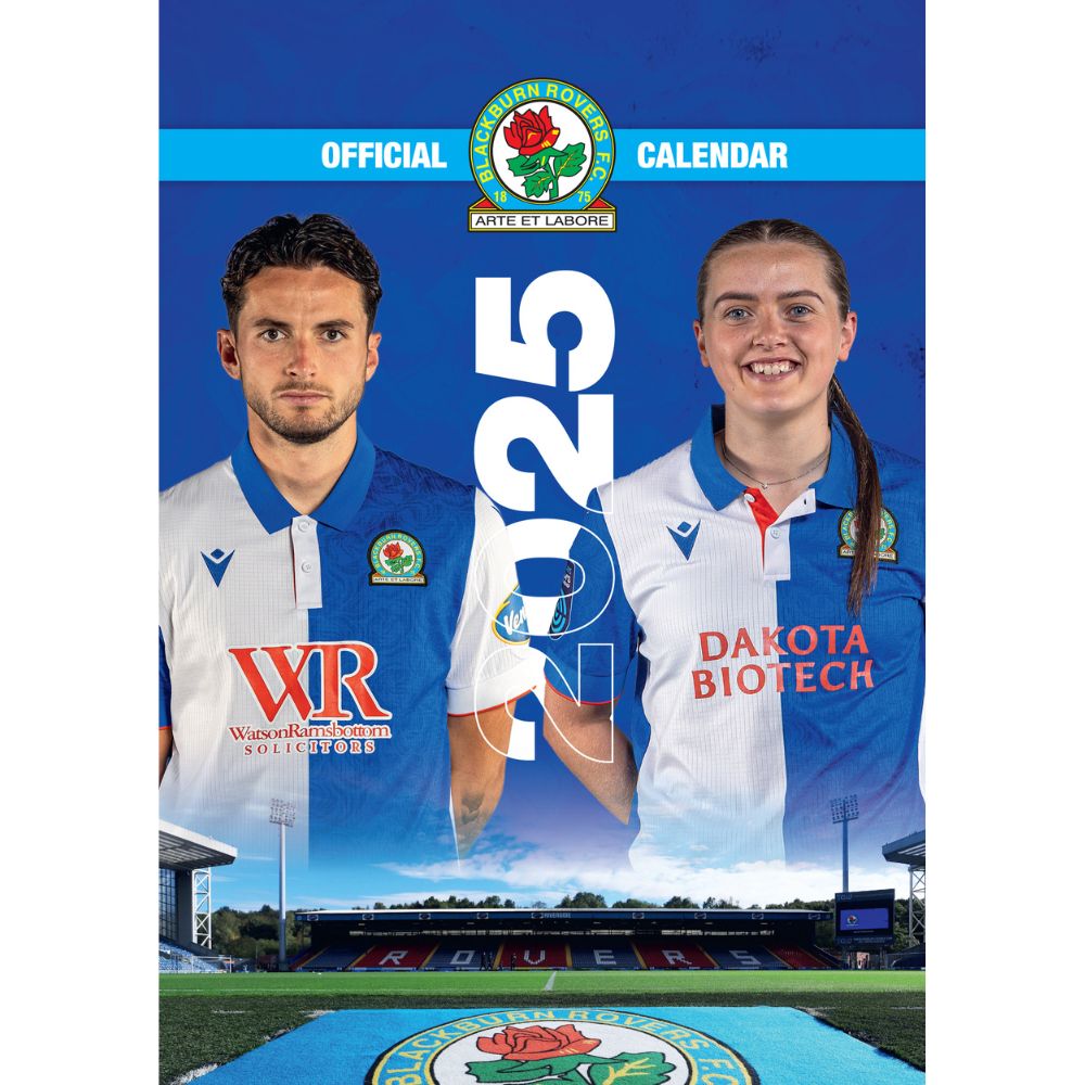 BLACKBURN ROVERS FC 2025 A3 CALENDAR