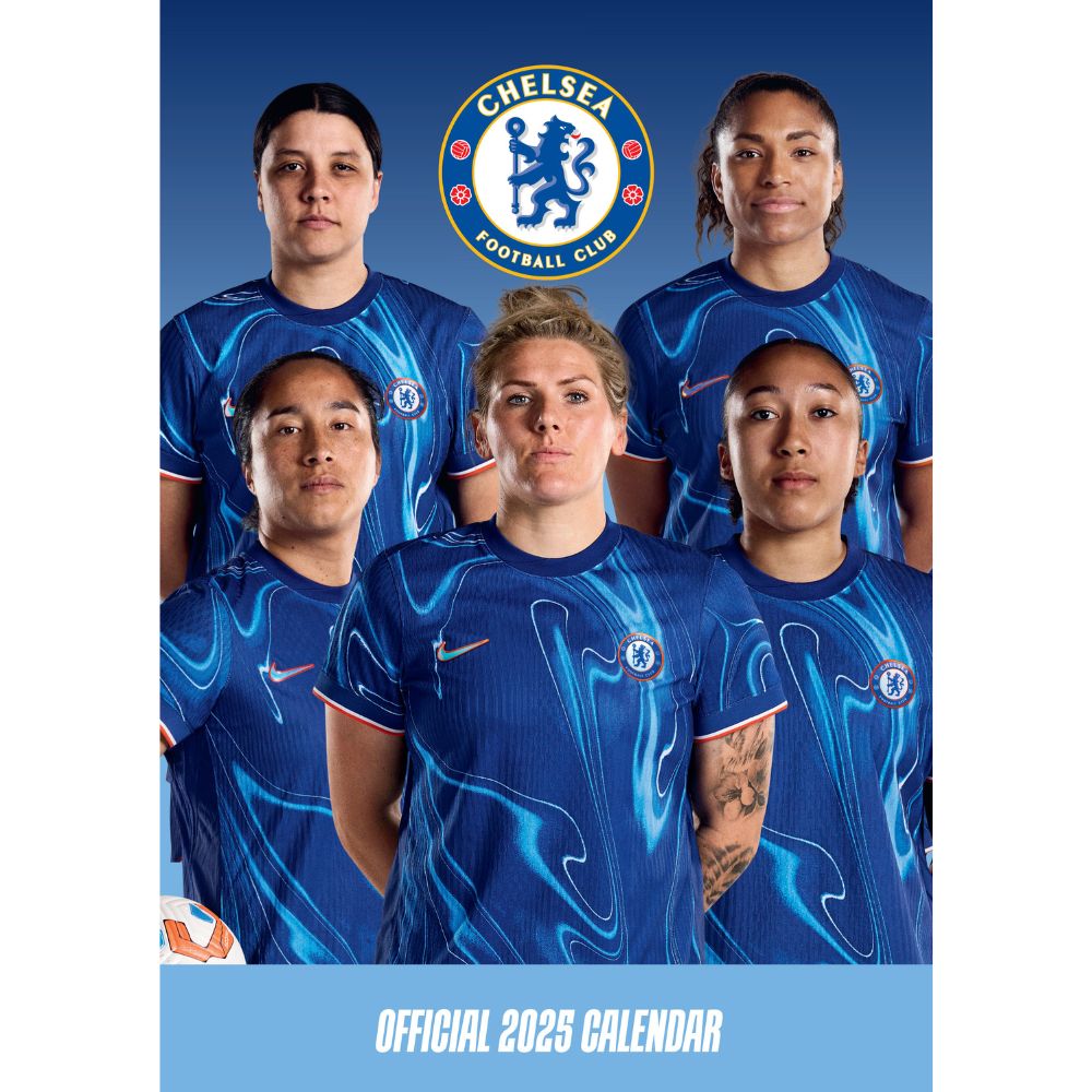 CHELSEA FC VROUWEN 2025 A3 KALENDER