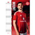 MANCHESTER UNITED FC 2025 A3 CALENDAR  PLASTIC FREE