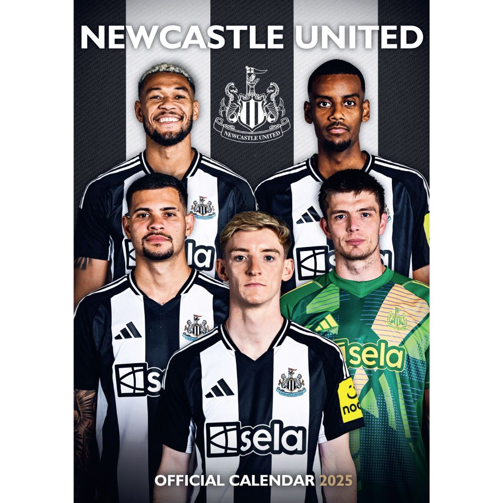 Newcastle United Fc 2025 A3 Calendar Danilo Promotions 5688