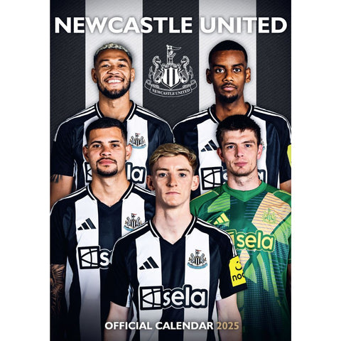 NEWCASTLE UNITED FC 2025 A3 CALENDAR