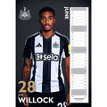 NEWCASTLE UNITED FC 2025 A3 CALENDAR