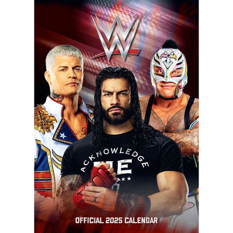 WWE 2025 A3 CALENDAR