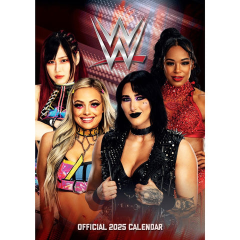 WWE WOMEN 2025 A3 CALENDAR