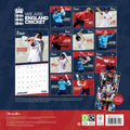 ENGLAND CRICKET 2025 SQUARE CALENDAR