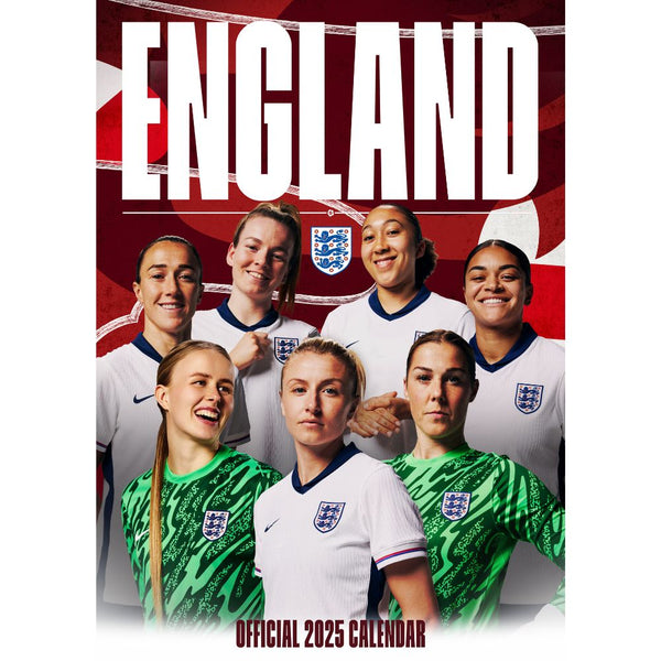 ENGLAND LIONESSES WOMEN'S FOOTBALL 2025 A3 CALENDAR