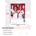 ENGLAND LIONESSES WOMEN'S FOOTBALL 2025 A3 CALENDAR