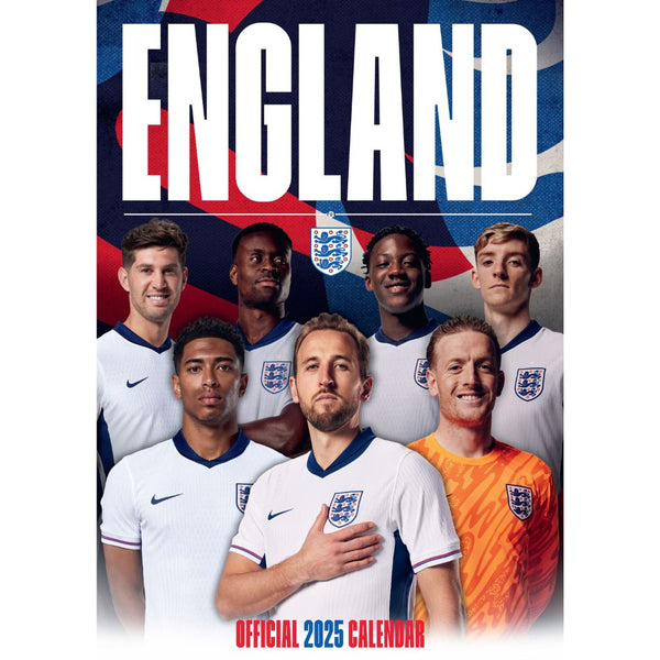 ENGLAND FA MEN'S FOOTBALL 2025 A3 CALENDAR