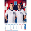 ENGLAND FA MEN'S FOOTBALL 2025 A3 CALENDAR