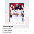 ENGLAND FA MEN'S FOOTBALL 2025 A3 CALENDAR