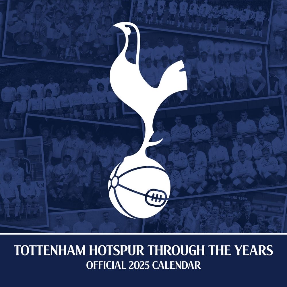 TOTTENHAM HOTSPUR FC LEGENDS 2025 SQUARE CALENDAR