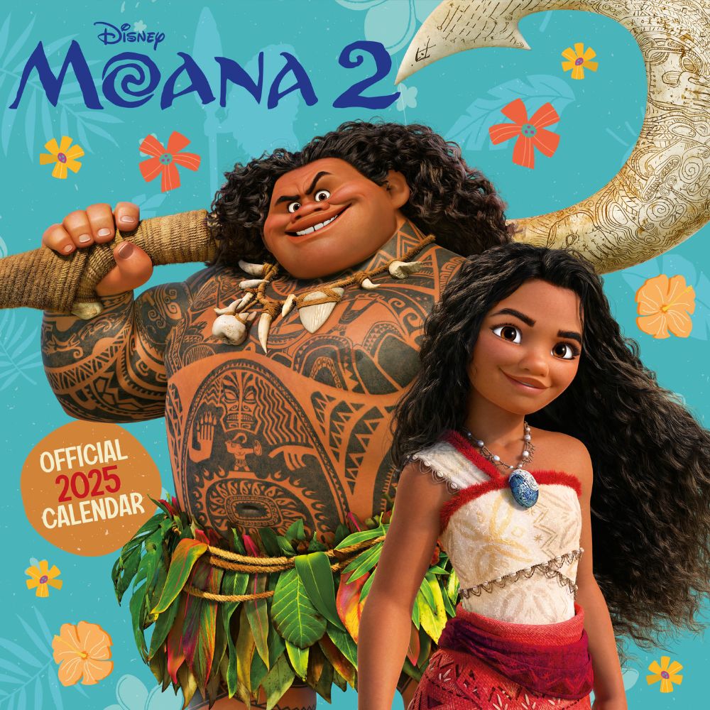 DISNEY MOANA 2 FILM 2025 VIERKANTE KALENDER