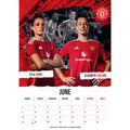 MANCHESTER UNITED FC 2025 WOMENS A3 CALENDAR