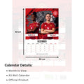 MANCHESTER UNITED FC 2025 WOMENS A3 CALENDAR