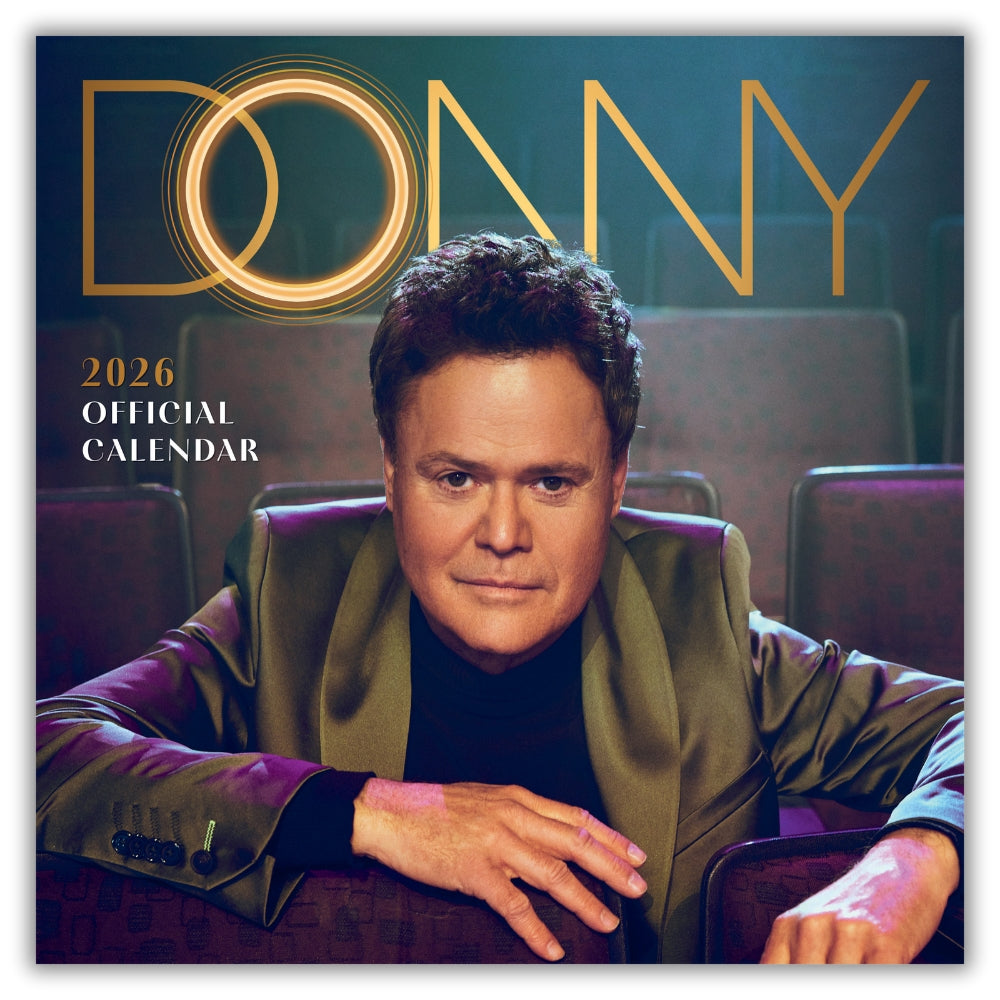 DONNY OSMOND 2026 SQUARE CALENDAR