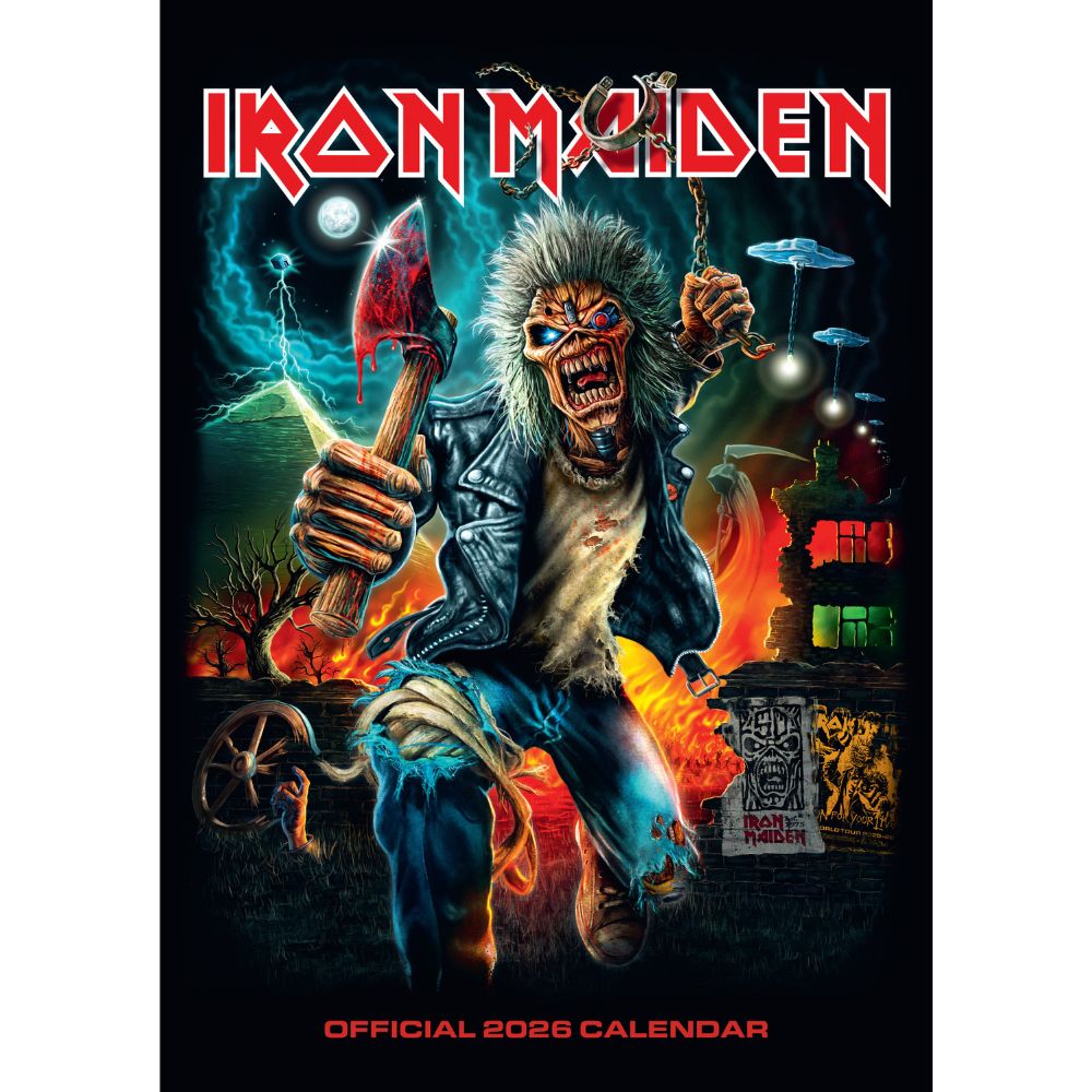 IRON MAIDEN 2026 A3 CALENDAR