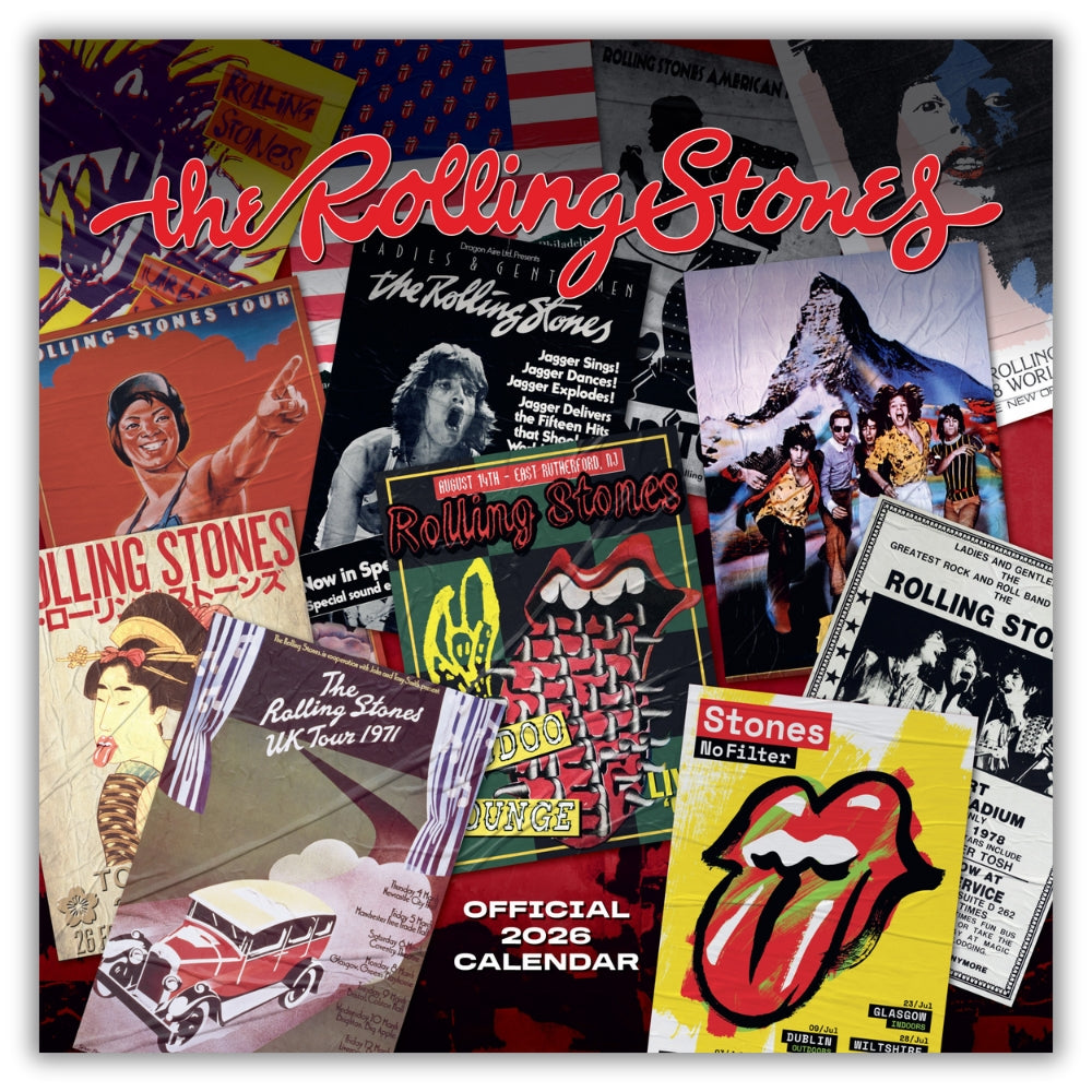 THE ROLLING STONES 2026 SQUARE CALENDAR