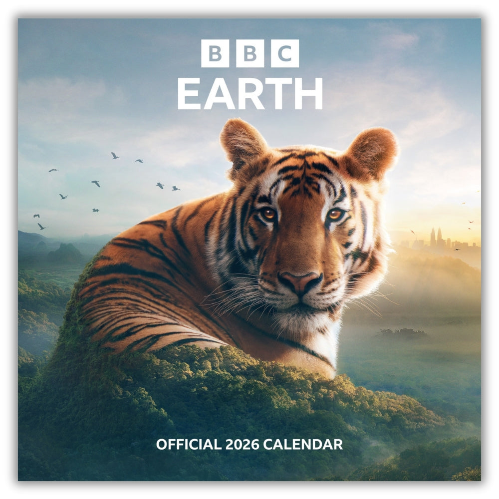 BBC EARTH 2026 SQUARE CALENDAR