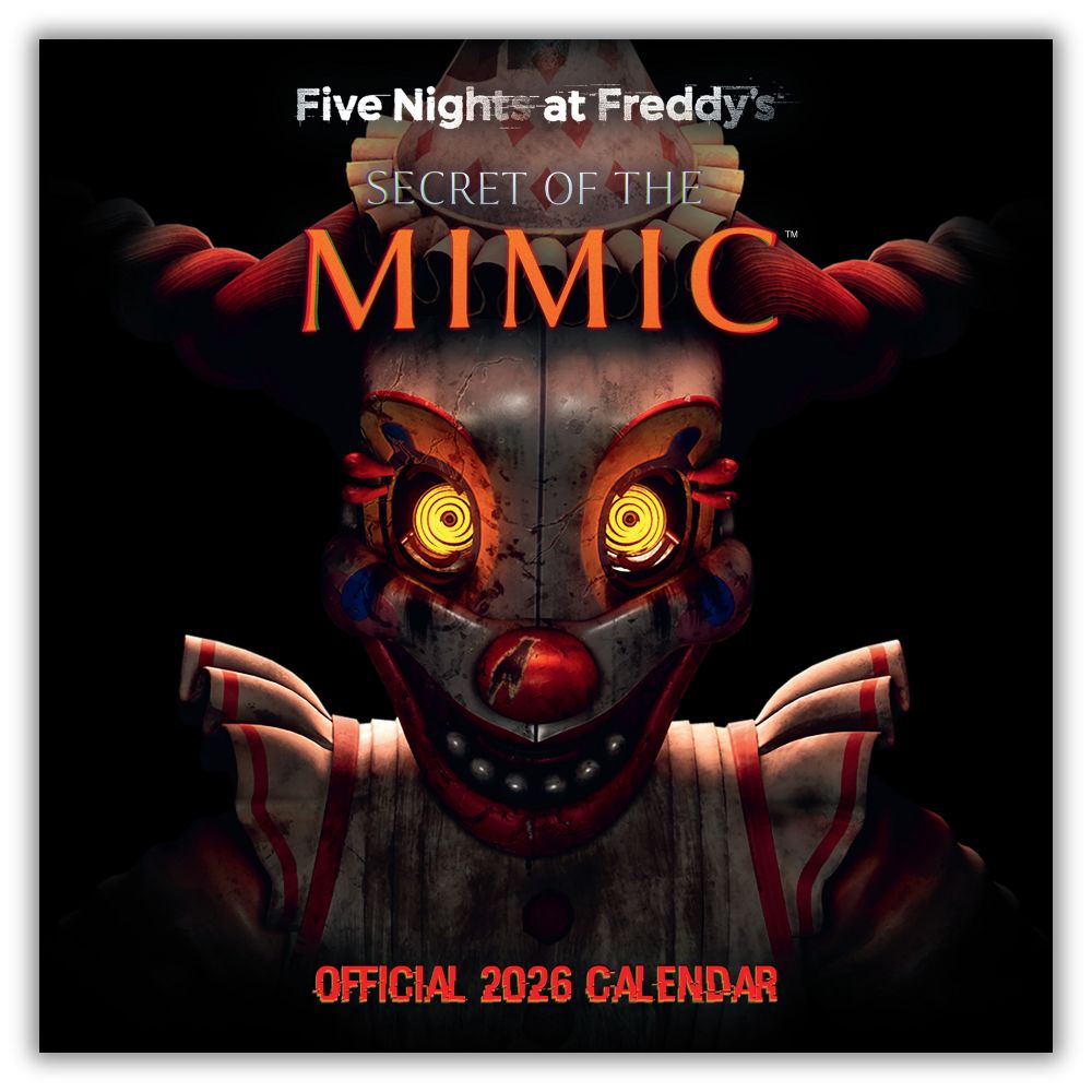 FIVE NIGHTS AT FREDDY`S 2026 SQUARE CALENDAR