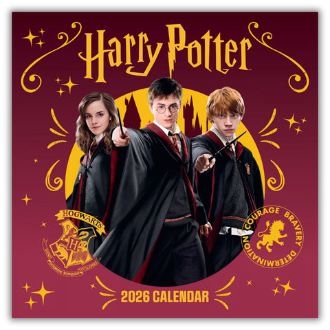HARRY POTTER MOVIE 2026 SQUARE CALENDAR