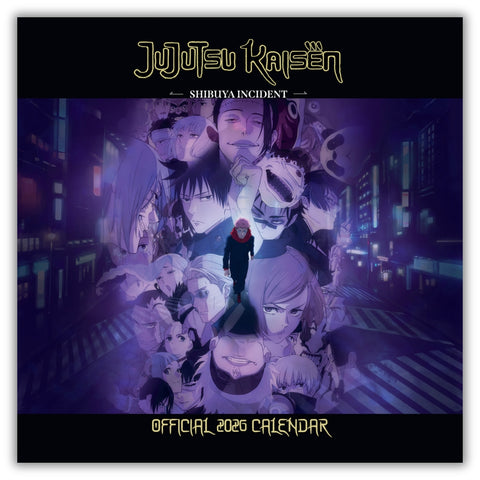 JUJUTSU KAISEN 2026 SQUARE CALENDAR