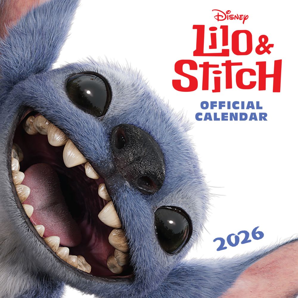 DISNEY LILO & STITCH MOVIE 2026 SQUARE CALENDAR - PRE-ORDER