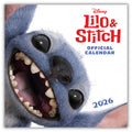 DISNEY LILO & STITCH MOVIE 2026 SQUARE CALENDAR
