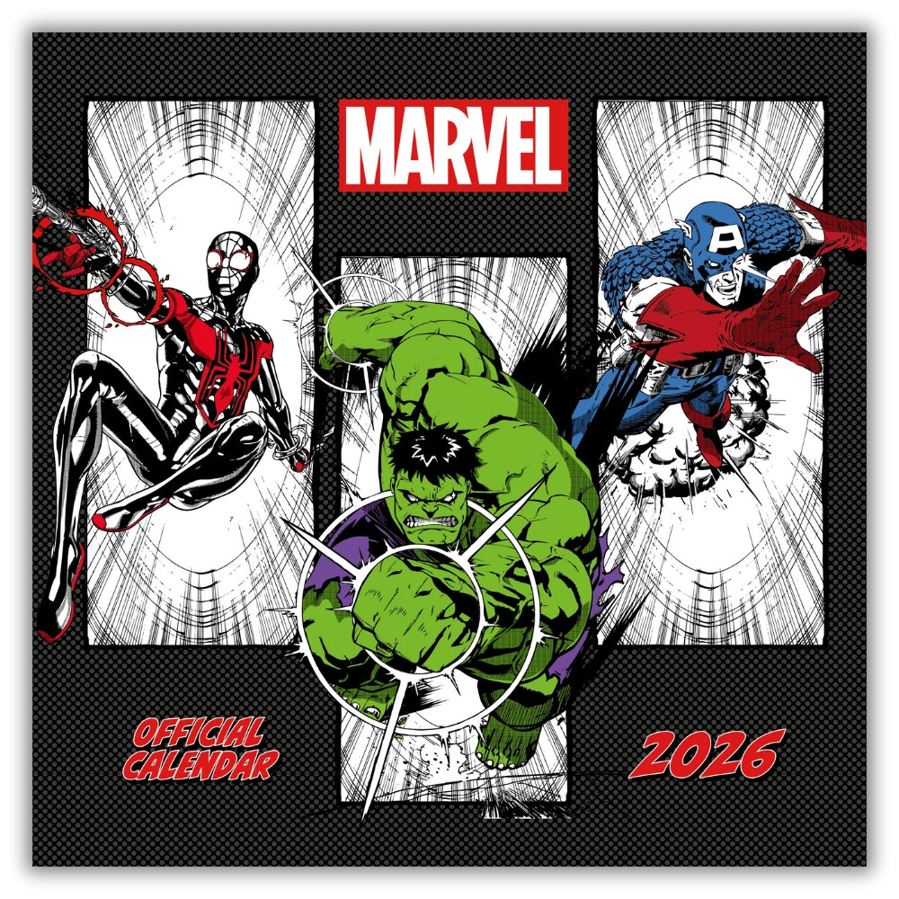 MARVEL COMICS 2026 SQUARE CALENDAR