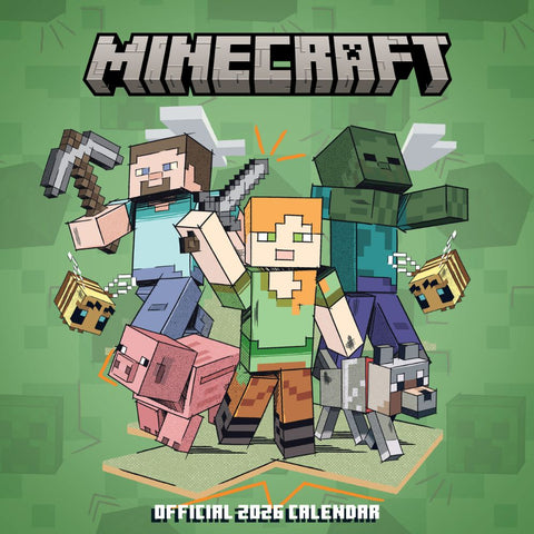 MINECRAFT 2026 SQUARE CALENDAR - PRE-ORDER