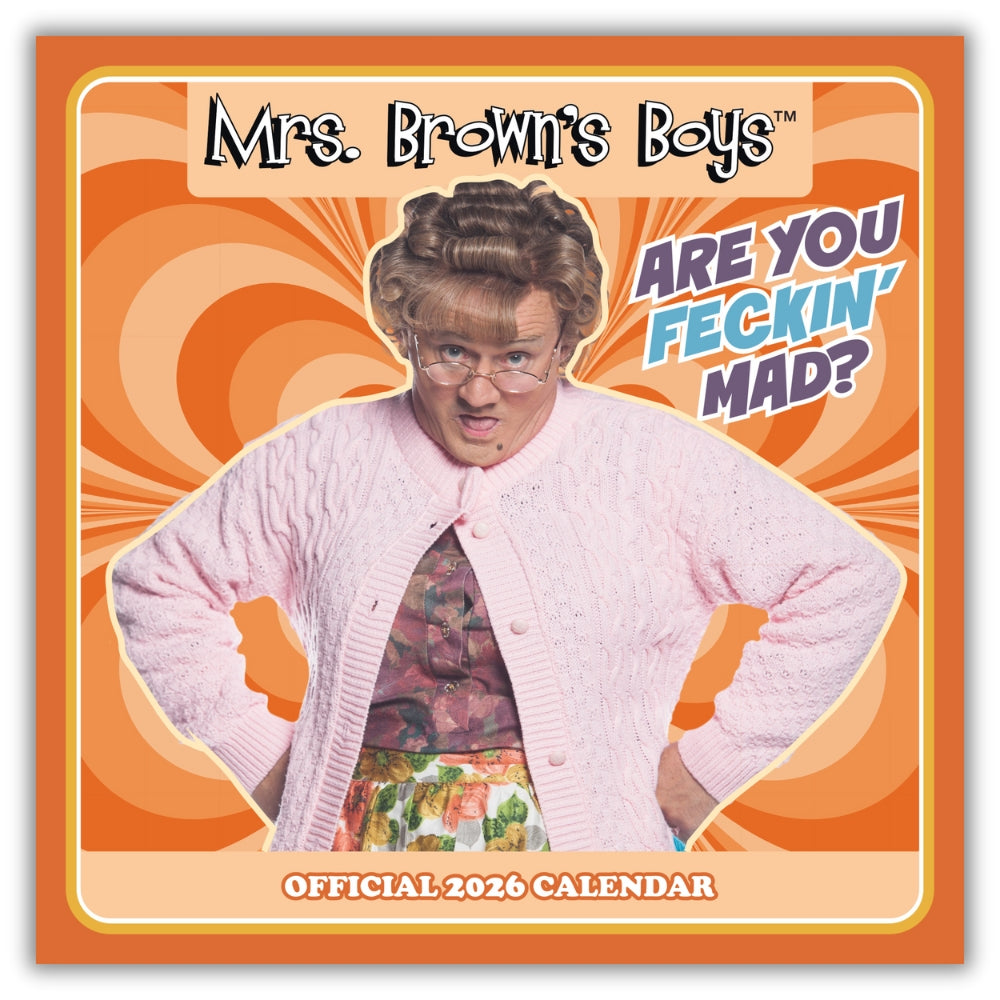 MRS BROWN'S BOYS 2026 SQUARE CALENDAR