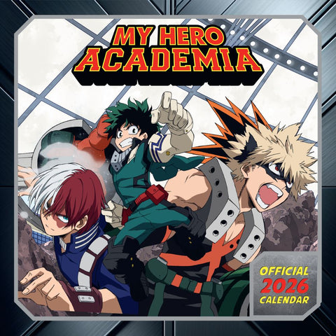 MY HERO ACADEMIA 2026 SQUARE CALENDAR - PRE-ORDER