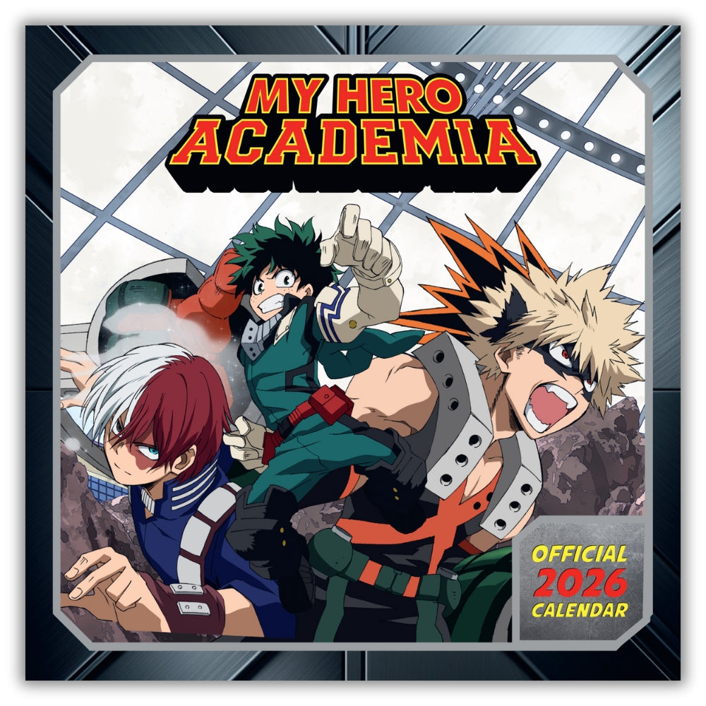 MY HERO ACADEMIA 2026 SQUARE CALENDAR