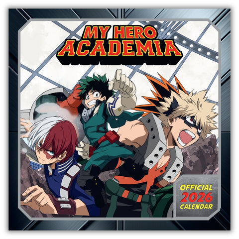 MY HERO ACADEMIA 2026 SQUARE CALENDAR