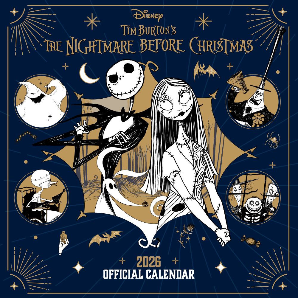 THE NIGHTMARE BEFORE CHRISTMAS 2026 SQUARE CALENDAR - PRE-ORDER