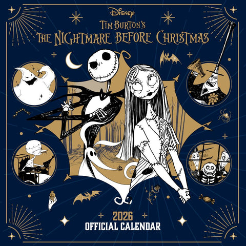 THE NIGHTMARE BEFORE CHRISTMAS 2026 SQUARE CALENDAR - PRE-ORDER