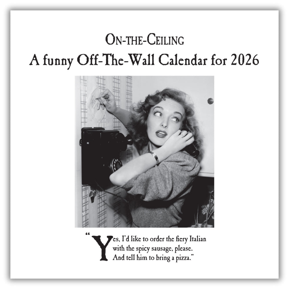 ON THE CEILING 2026 SQUARE CALENDAR