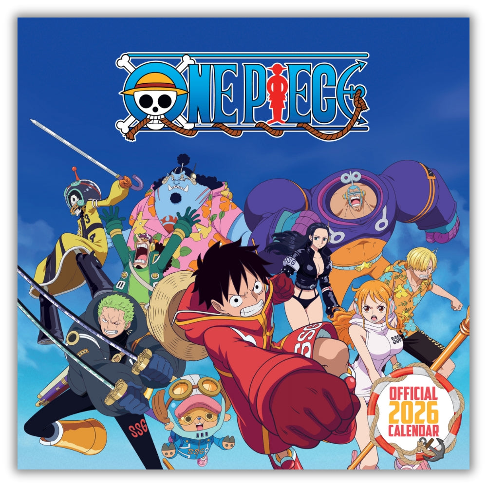 ONE PIECE 2026 SQUARE CALENDAR
