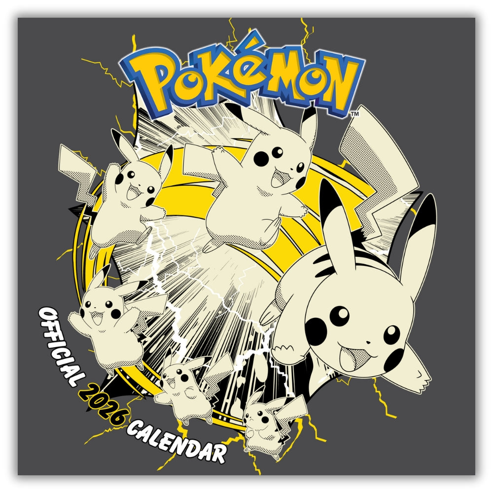 POKEMON 2026 SQUARE CALENDAR