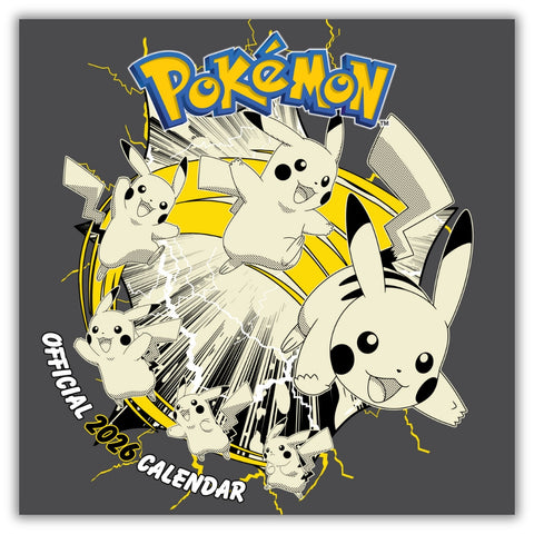 POKEMON 2026 SQUARE CALENDAR