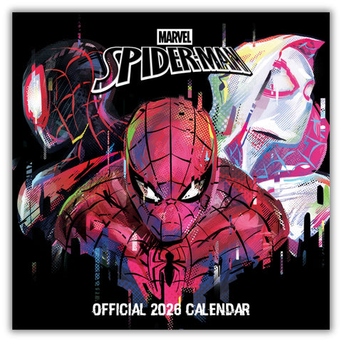 MARVEL SPIDER-MAN 2026 SQUARE CALENDAR