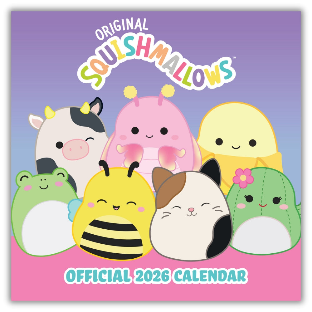 SQUISHMALLOWS 2026 SQUARE CALENDAR