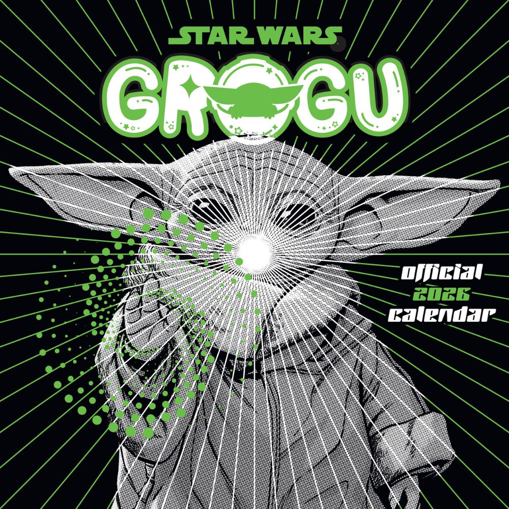 STAR WARS THE MANDALORIAN GROGU 2026 SQUARE CALENDAR - PRE-ORDER
