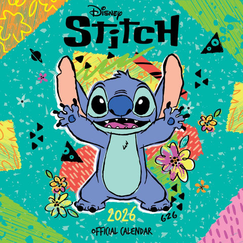 DISNEY STITCH 2026 SQUARE CALENDAR (MULTI-LANGUAGE) - PRE-ORDER