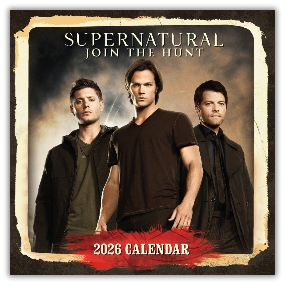 SUPERNATURAL 2026 SQUARE CALENDAR