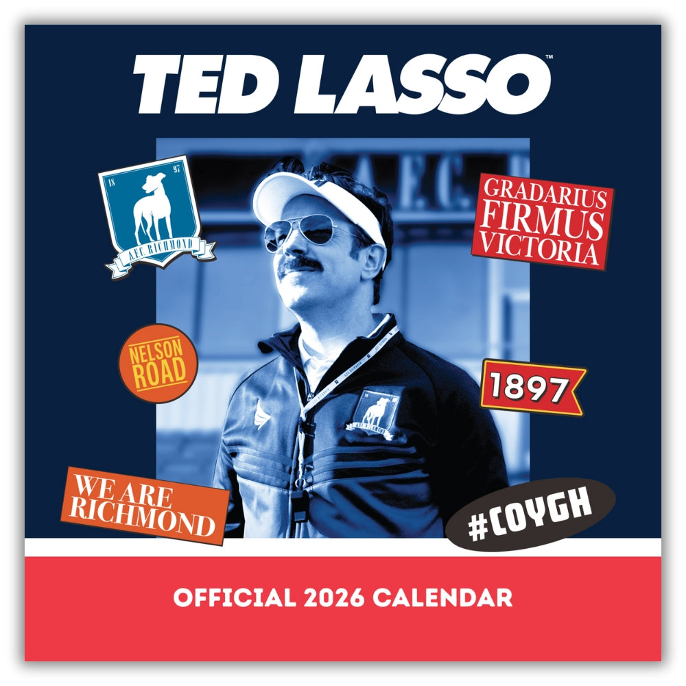 TED LASSO 2026 SQUARE CALENDAR