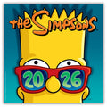 THE SIMPSONS 2026 SQUARE CALENDAR