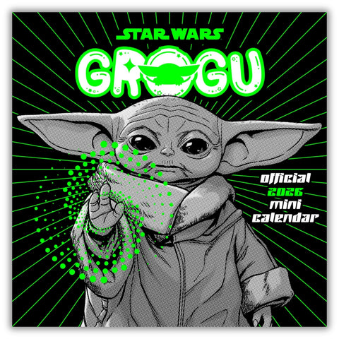 STAR WARS THE MANDALORIAN GROGU 2026 MINI CALENDAR
