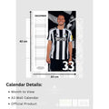 NEWCASTLE UNITED FC 2026 A3 CALENDAR