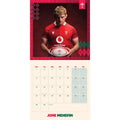 WELSH RUGBY UNION 2026 SQUARE CALENDAR